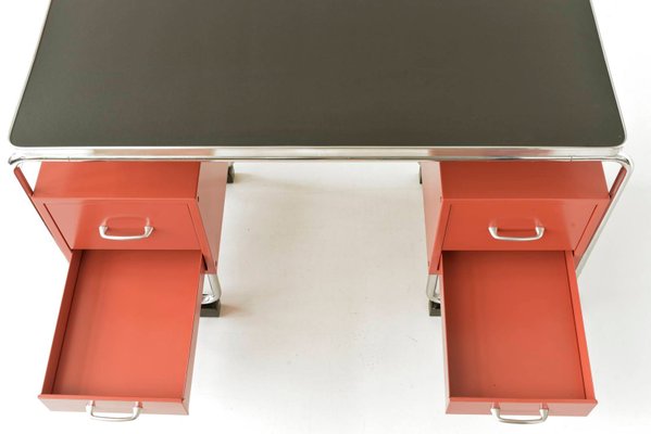 Tubular Steel Desk, Germany, 1950s-LOB-999593