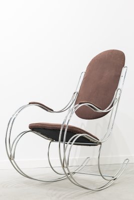 Tubular Steel Rocking Chair, 1960s-UJE-708364