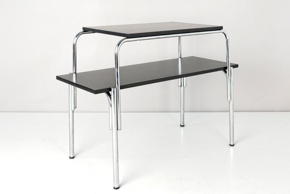 Tubular Steel Side Table, France, 1950s-LOB-882549