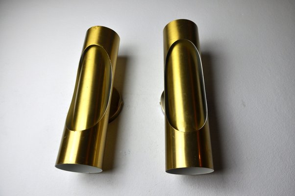 Tubular Wall Lights from Raak, 1970, Set of 2-EJE-1174594