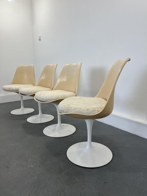 Tulip Chairs by Eero Saarinen for Knoll International, 1970s, Set of 4-JWH-2033888