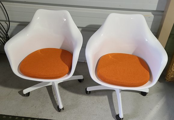 Tulip Desk Chairs by Eero Saarinen for Knoll Inc. / Knoll International, 1966, Set of 2-SNC-1542768