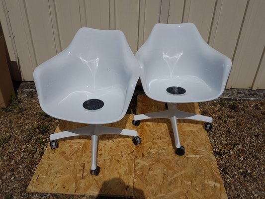 Tulip Desk Chairs by Eero Saarinen for Knoll Inc. / Knoll International, 1966, Set of 2-SNC-1542768