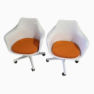 Tulip Desk Chairs by Eero Saarinen for Knoll Inc. / Knoll International, 1966, Set of 2-SNC-1542768