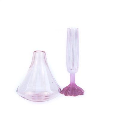 Tulip Foot Glass Vase-FSD-1118423