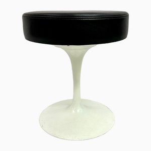 Tulip Leather Stool by Ero Saarinen for Knoll International, 1960s-ZCY-1768891