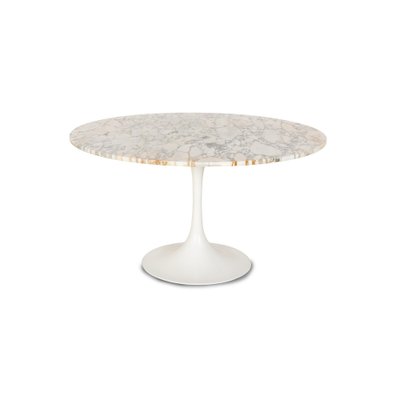 Tulip Marble Stone Dining Table by Eero Saarinen for Knoll Inc. / Knoll International-RQW-2040617