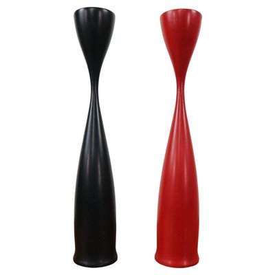 Tulip Shaped Candleholders, Sweden, 1960s, Set of 2-DT-2026270