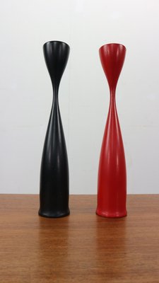 Tulip Shaped Candleholders, Sweden, 1960s, Set of 2-DT-2026270