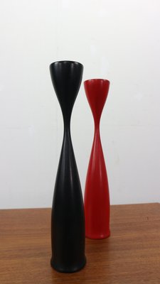 Tulip Shaped Candleholders, Sweden, 1960s, Set of 2-DT-2026270