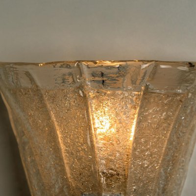 Tulip Shaped Glass and Gold-Plated Sconces, Italy, 1960, Set of 2-VDW-956728