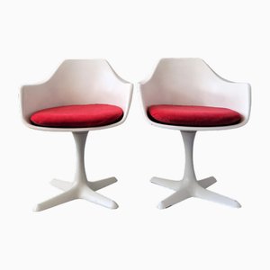 Tulip Swivel Armchairs by Maurice Burke for Arkana, England, 1960s, Set of 2-NV-2022623