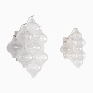 Tulipan Murano Glass Wall Lights by J. T. Kalmar for Kalmar, 1960s, Set of 2-DEK-1168949