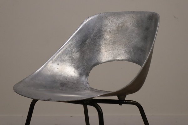 Tulipe Model Aluminum Chair by Pierre Guariche, 1960-IZV-2035394