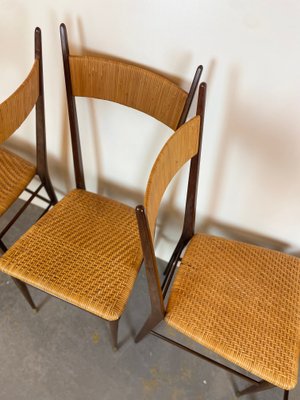 Turin School Chairs, 1950s, Set of 4-DX-1774038