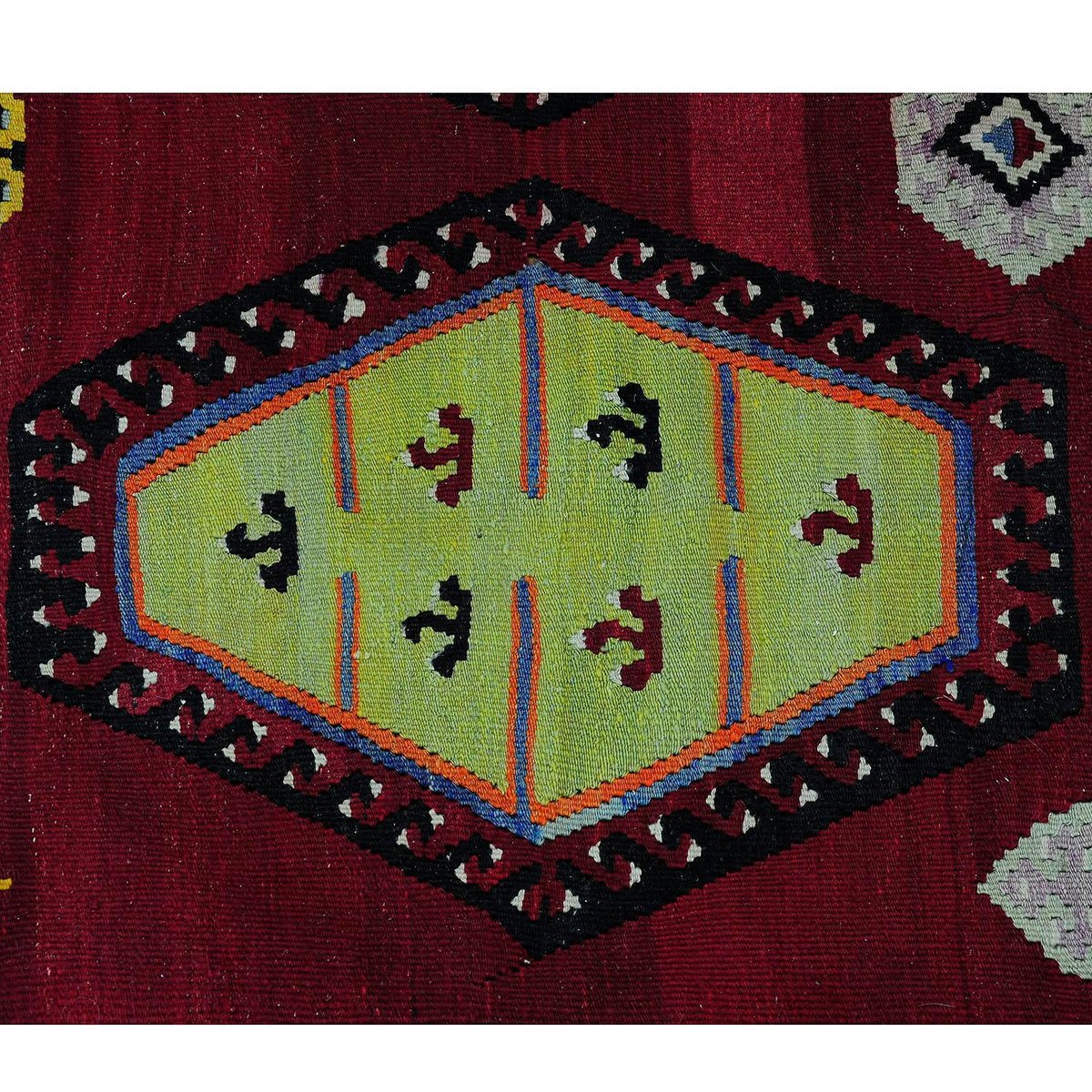 Turkish Colorful Sarkisla Kilim Rug, 1930s