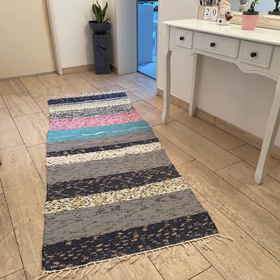 Turkish Flat Weave Kilim Runner-AIV-1149759