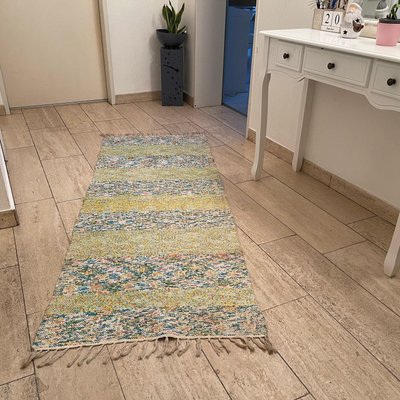 Turkish Flat Weave Kilim Runner-AIV-1149761