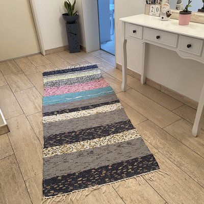 Turkish Flat Weave Kilim Runner-AIV-1149759