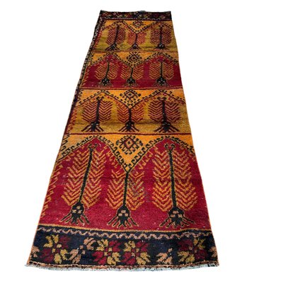 Turkish Hand-Knotted Kayseri Runner Rug-AIV-1312598