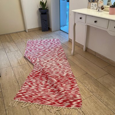 Turkish Kilim Flat Weave Runner-AIV-1158690