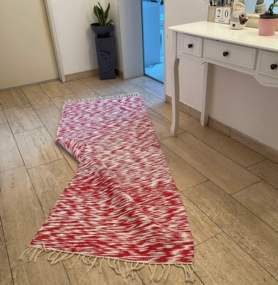 Turkish Kilim Flat Weave Runner-AIV-1158690