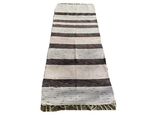 Turkish Kilim Flatweave Runner-AIV-876522