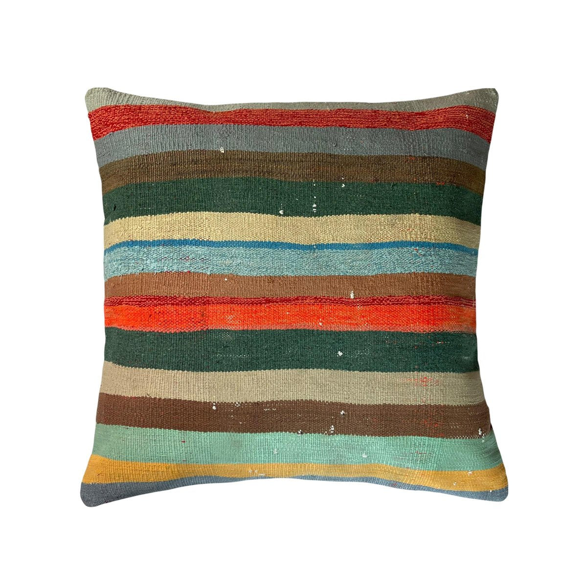 Turkish Kilim Rug Cushion Cover for Meditation Bench