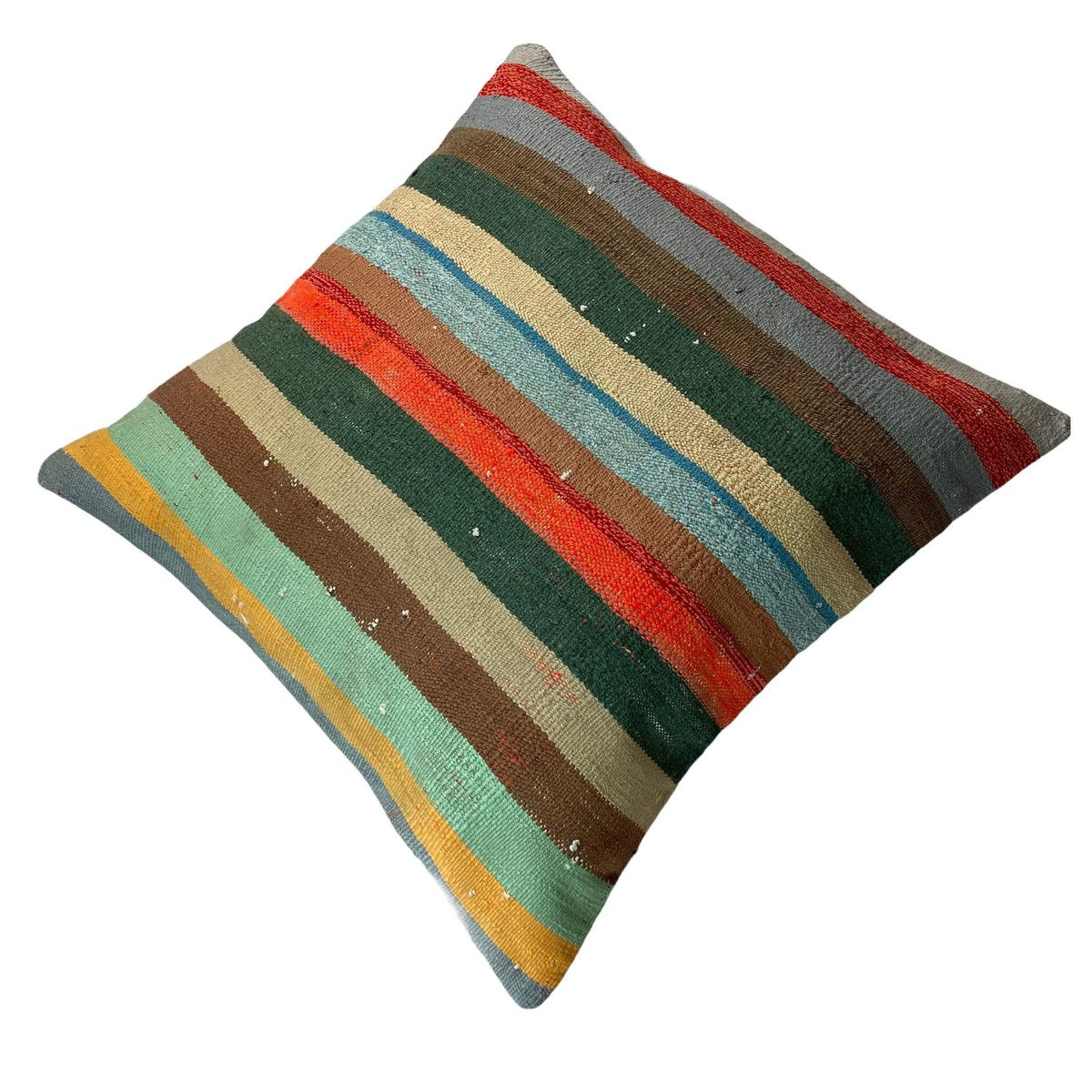 Turkish Kilim Rug Cushion Cover for Meditation Bench