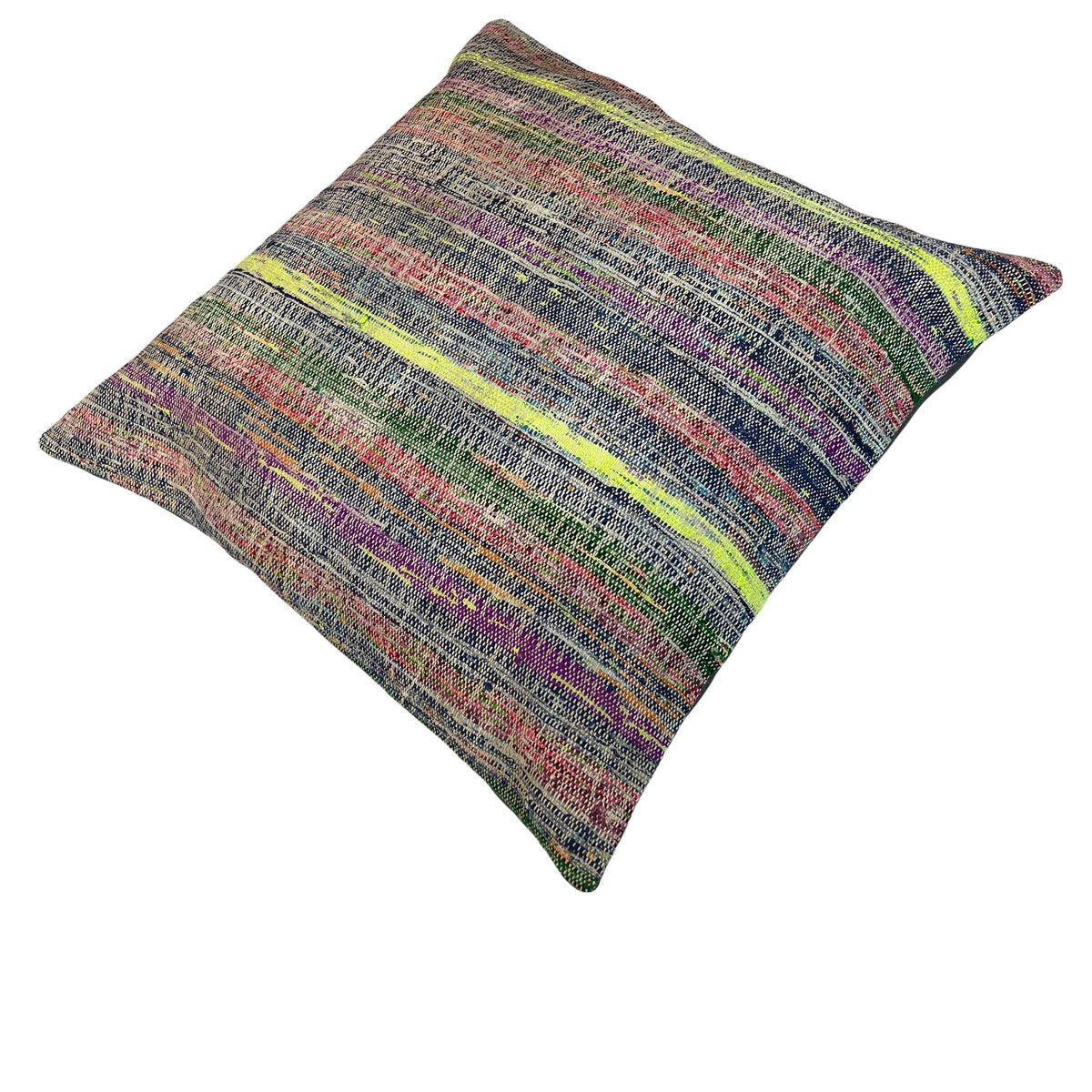 Turkish Kilim Rug Cushion Cover for Meditation Bench