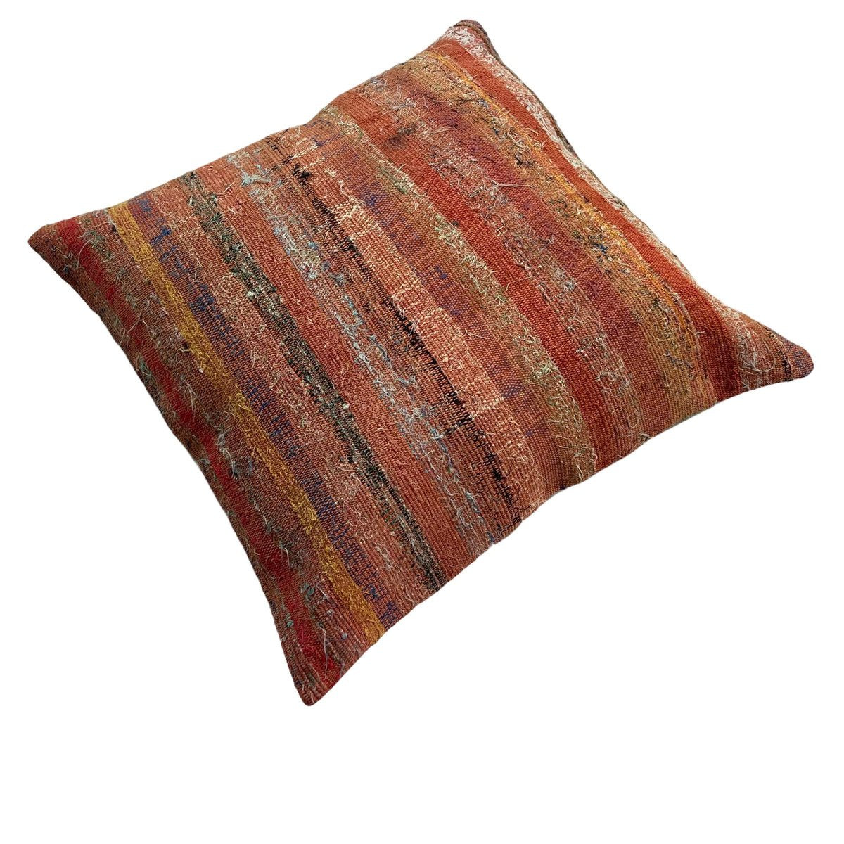 Turkish Kilim Rug Cushion Cover for Meditation Bench