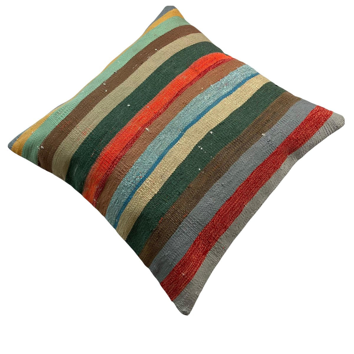 Turkish Kilim Rug Cushion Cover for Meditation Bench