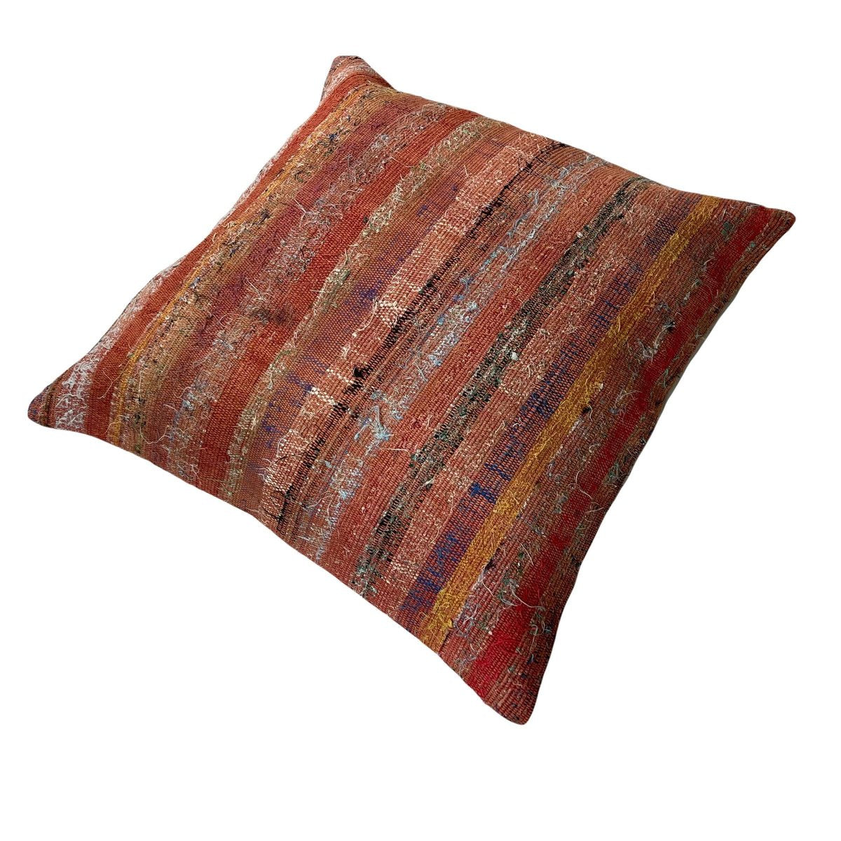 Turkish Kilim Rug Cushion Cover for Meditation Bench