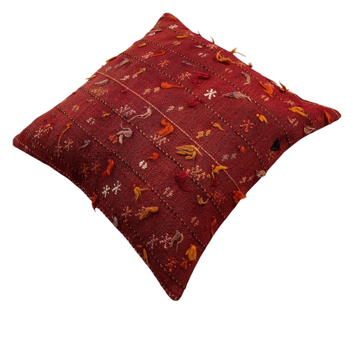 Turkish Kilim Rug Cushion Cover for Meditation Bench