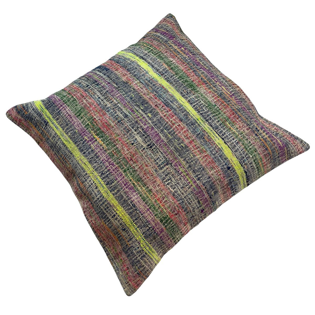 Turkish Kilim Rug Cushion Cover for Meditation Bench