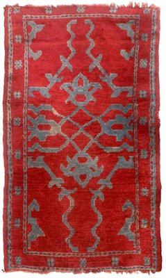 Turkish Oushak Rug, 1880s-JZV-1389546