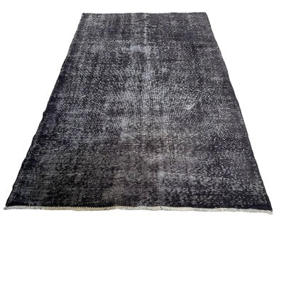 Turkish Over-Dyed Grey Rug in Wool-AIV-1333513