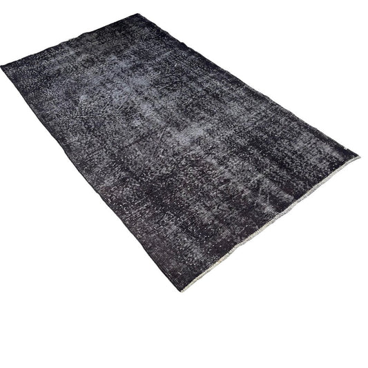 Turkish Over-Dyed Grey Rug in Wool