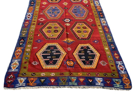 Turkish Sarkisla Kilim Rug, 1940s-AIV-1763463