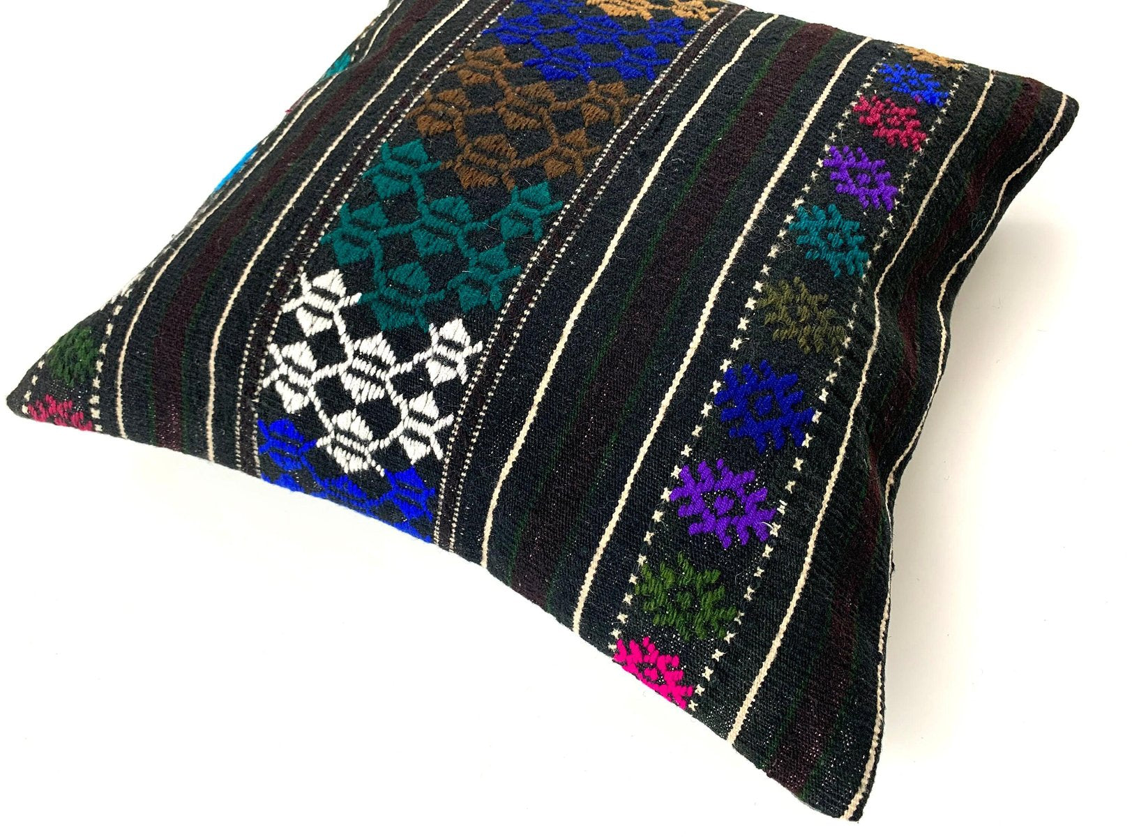 Turkish Tapis Kilim Pillow Cover