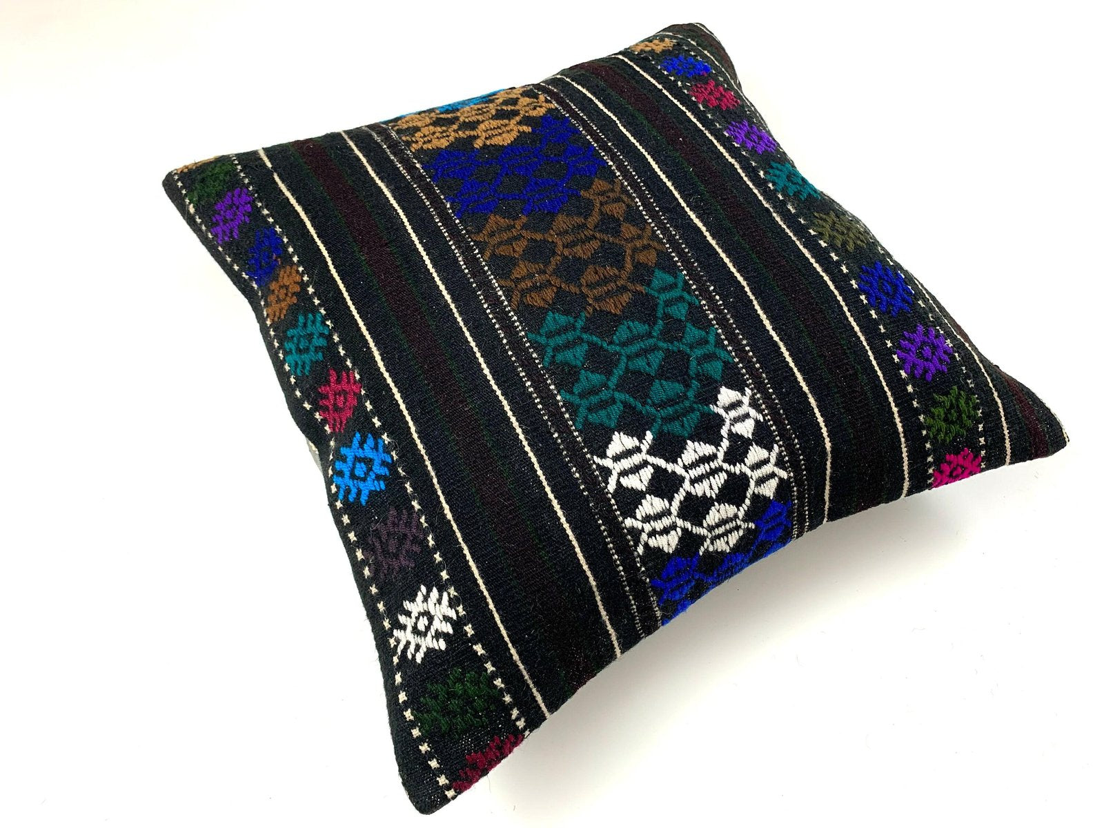 Turkish Tapis Kilim Pillow Cover