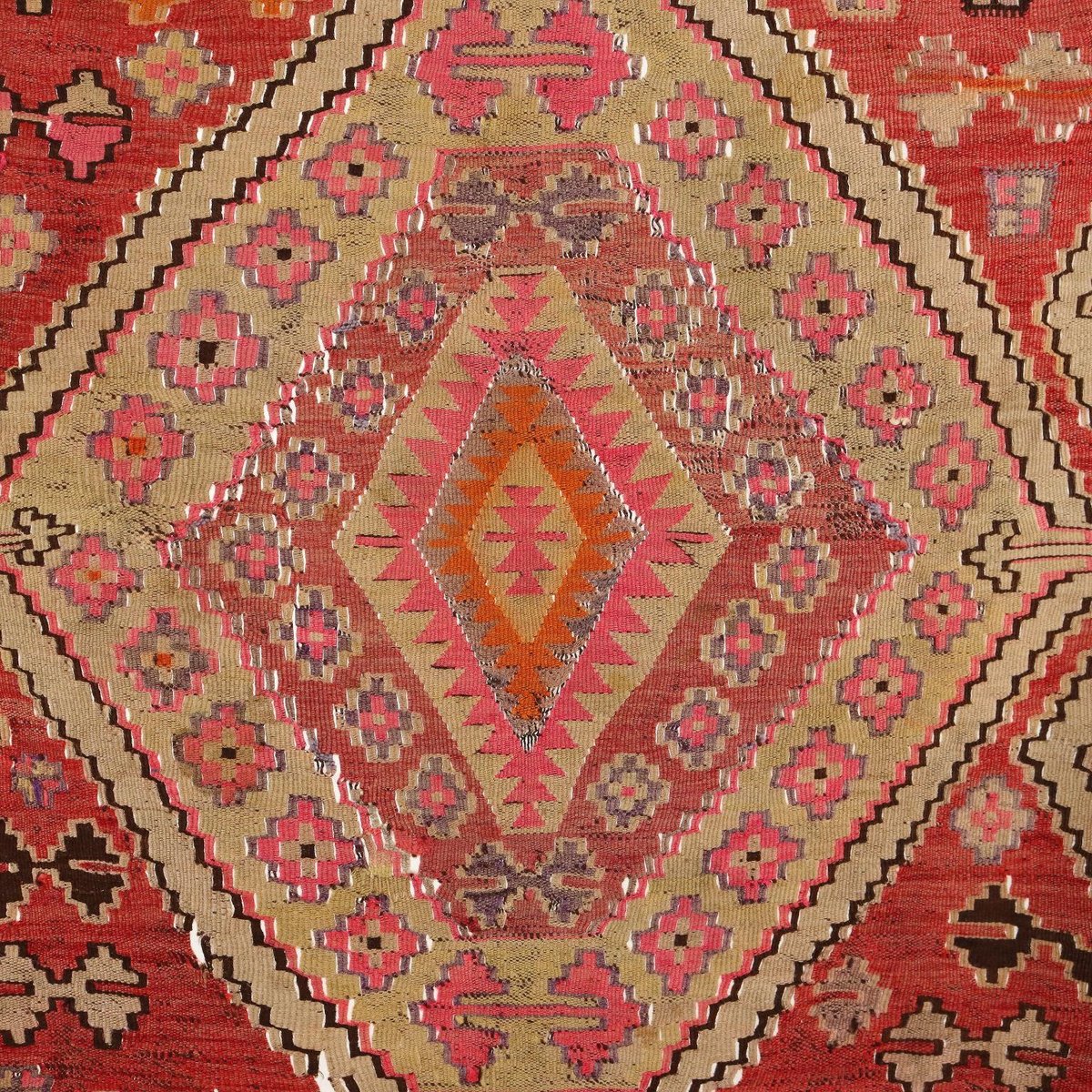 Turkish Wool Kilim Rug