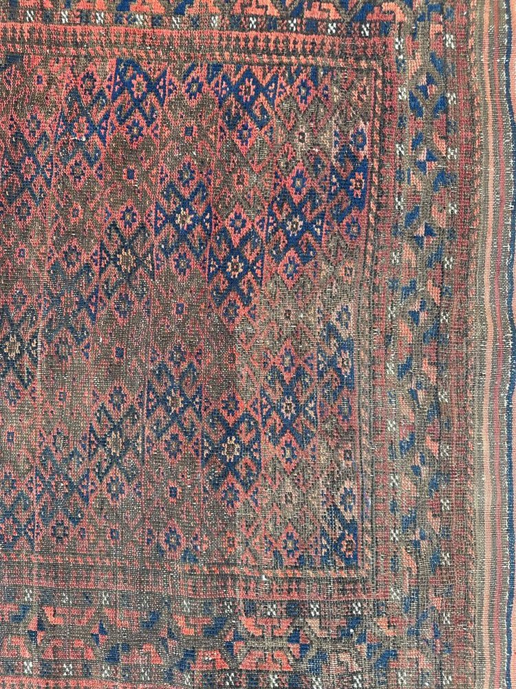 Turkmen Baluch Rug, 1950s