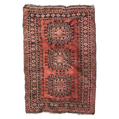 Turkmen Belutch Afghan Rug-YMM-1061912