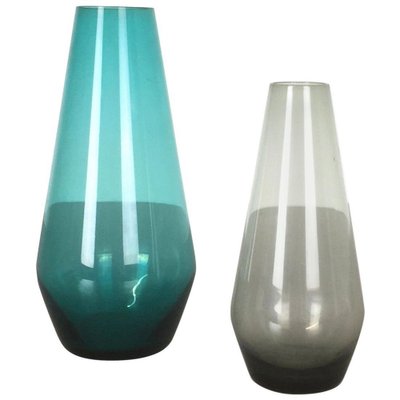 Turmalin Series Vases by Wilhelm Wagenfeld for WMF, Germany, 1960s, Set of 2-QZ-1053239