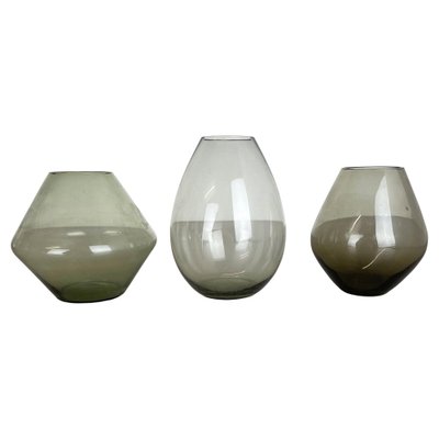 Turmalin Vases Attributed to Wilhelm Wagenfeld for WMF, Germany, 1960s, Set of 3-QZ-1265063