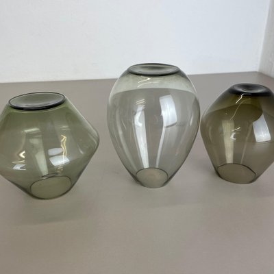 Turmalin Vases Attributed to Wilhelm Wagenfeld for WMF, Germany, 1960s, Set of 3-QZ-1265063