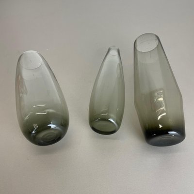 Turmalin Vases Attributed to Wilhelm Wagenfeld for WMF, Germany, 1960s, Set of 3-QZ-1265065