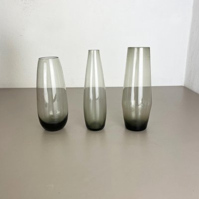 Turmalin Vases Attributed to Wilhelm Wagenfeld for WMF, Germany, 1960s, Set of 3-QZ-1265065