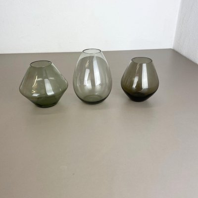 Turmalin Vases Attributed to Wilhelm Wagenfeld for WMF, Germany, 1960s, Set of 3-QZ-1265063